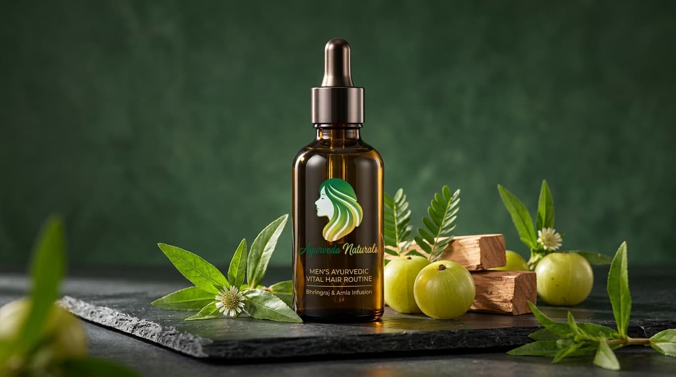Ayurveda Naturals - Ayurvedic Hair Care Routine for Men: Complete Daily & Weekly Guide