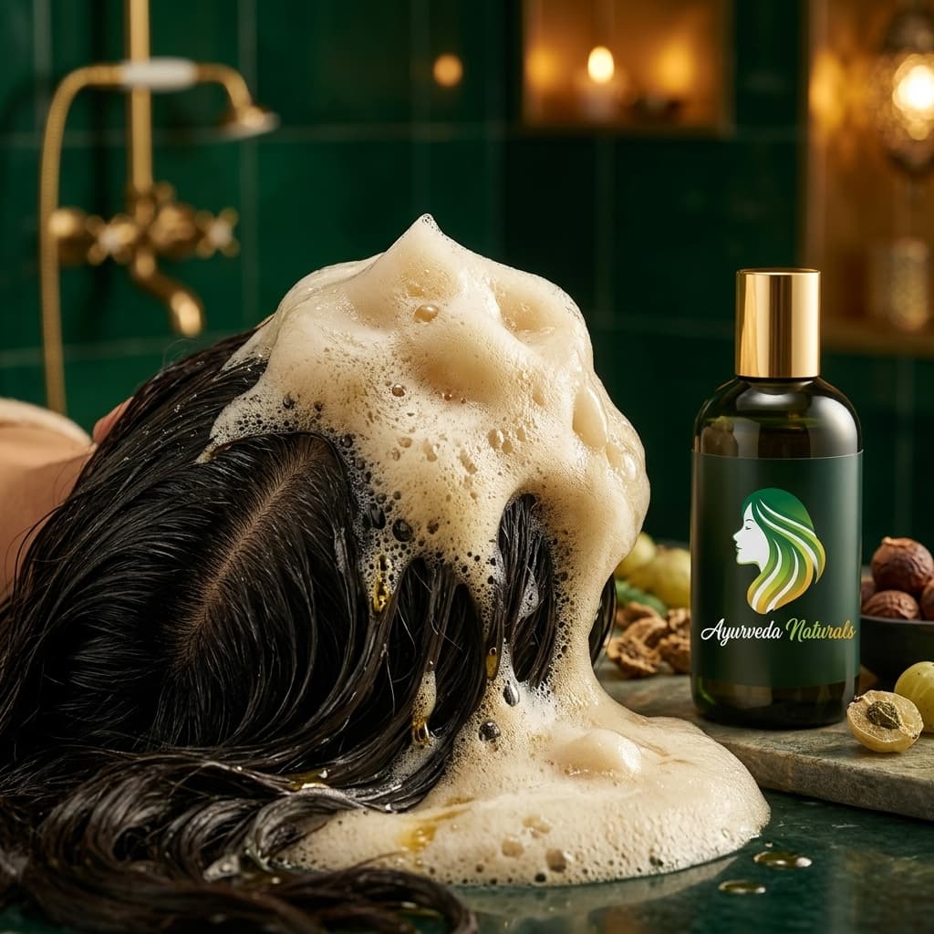 Ayurveda Naturals - How To Wash Oiled Hair Properly