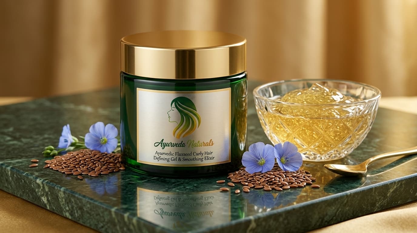 Ayurveda Naturals - DIY Flaxseed Gel for Curly & Frizzy Hair Definition
