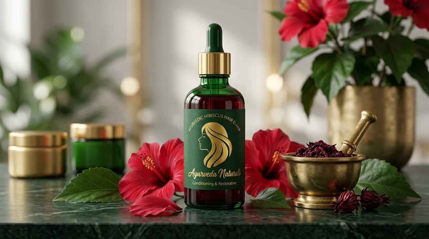 Ayurveda Naturals - Hibiscus for Hair Conditioning & Follicle Growth