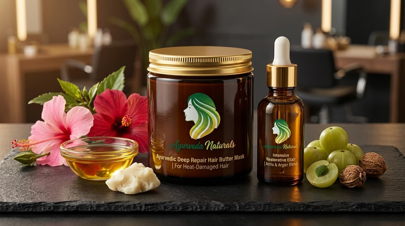 Ayurveda Naturals - How to Fix Dry, Brittle Hair from Heat Styling Tools