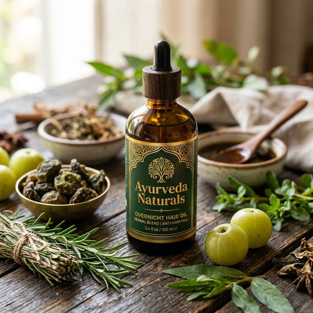 Ayurveda Naturals - Ultimate Overnight Hair Oiling Routine For Hair Fall