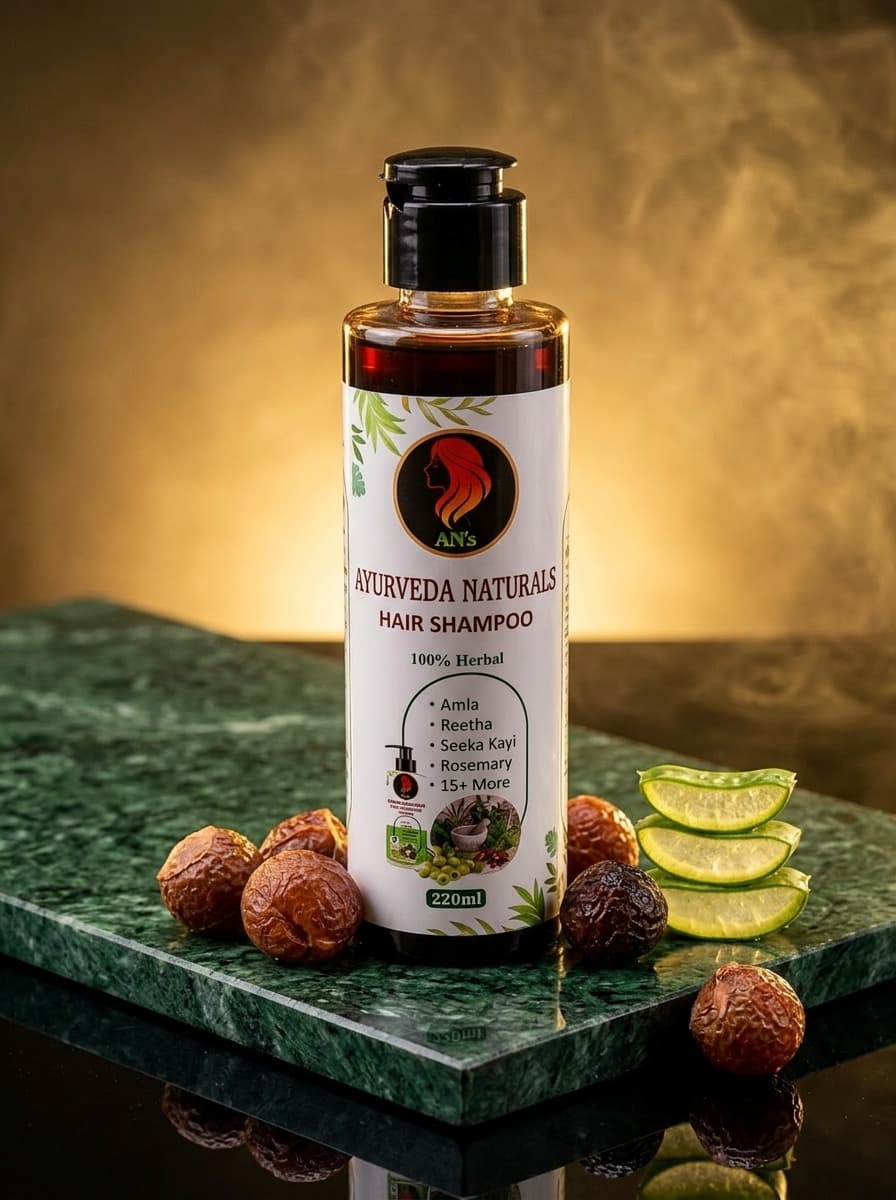 Purifying Hair Shampoo - Angle 4 | Ayurveda Naturals