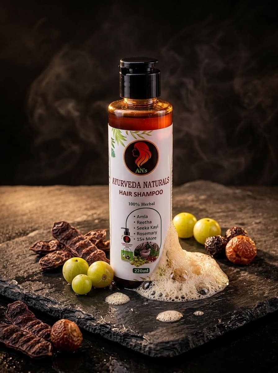 Purifying Hair Shampoo - Angle 5 | Ayurveda Naturals