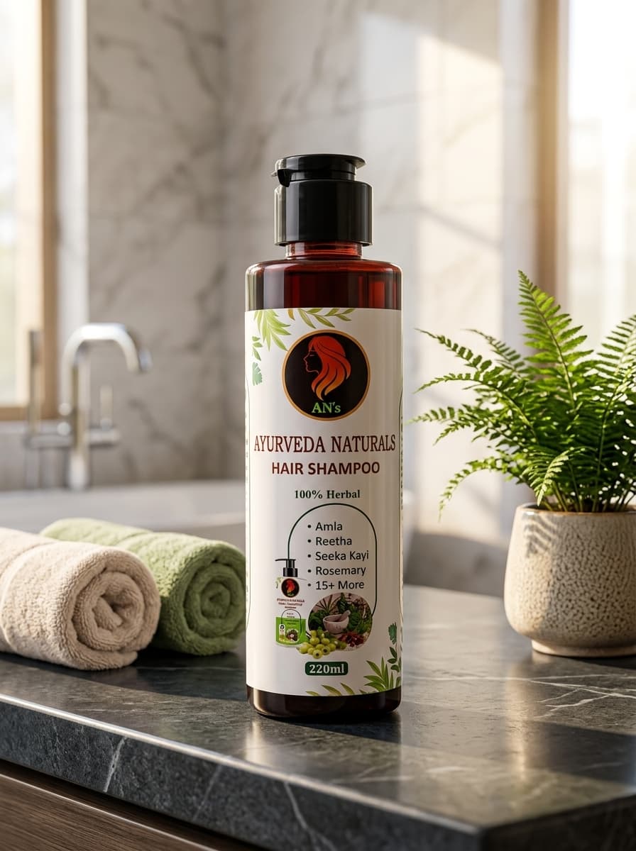 Purifying Hair Shampoo - Angle 6 | Ayurveda Naturals