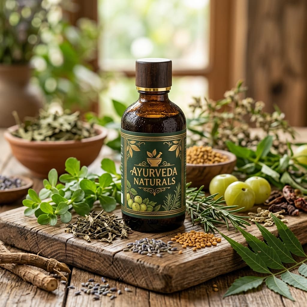 Ayurveda Naturals - Best Organic Hair Oil For Alopecia Areata Treatment