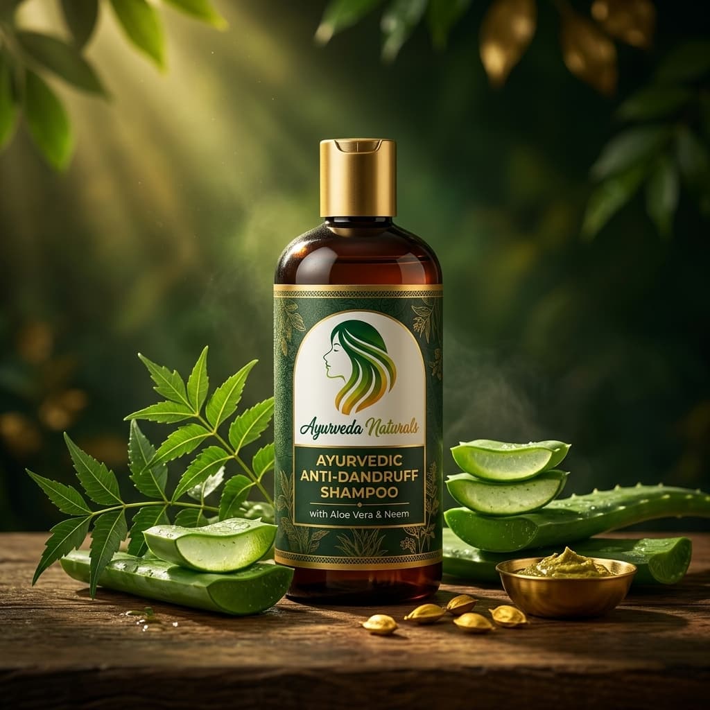 Ayurveda Naturals - Best Anti Dandruff Shampoo That Doesnt Dry Hair