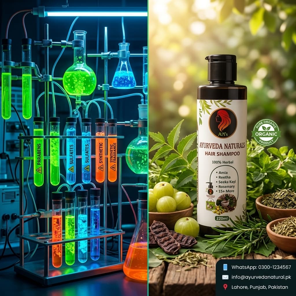 Ayurveda Naturals - Chemical Vs Organic Shampoo Comparison