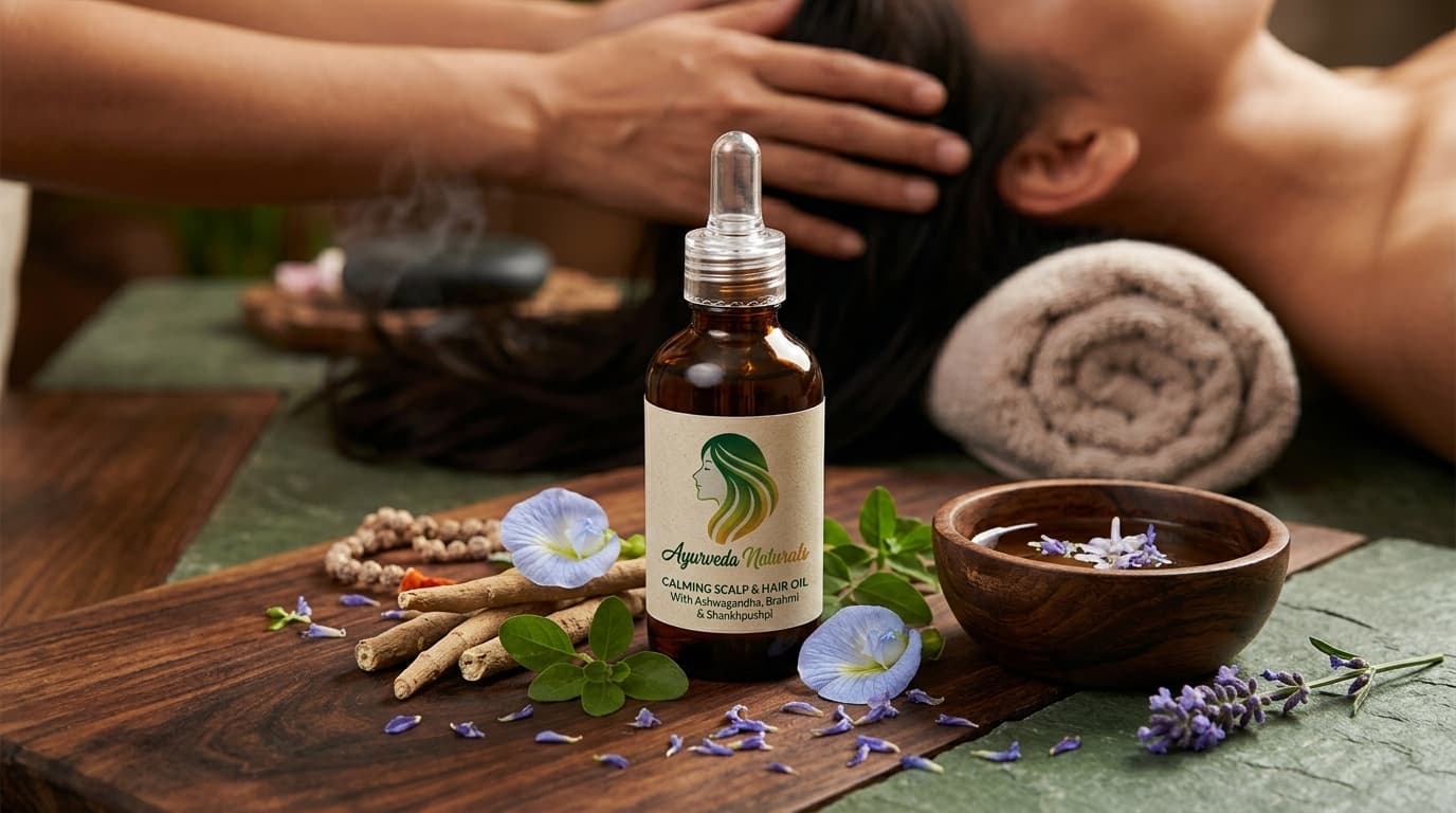 Ayurveda Naturals - How Stress Causes Sudden Hair Shedding: Natural Ayurvedic Fixes