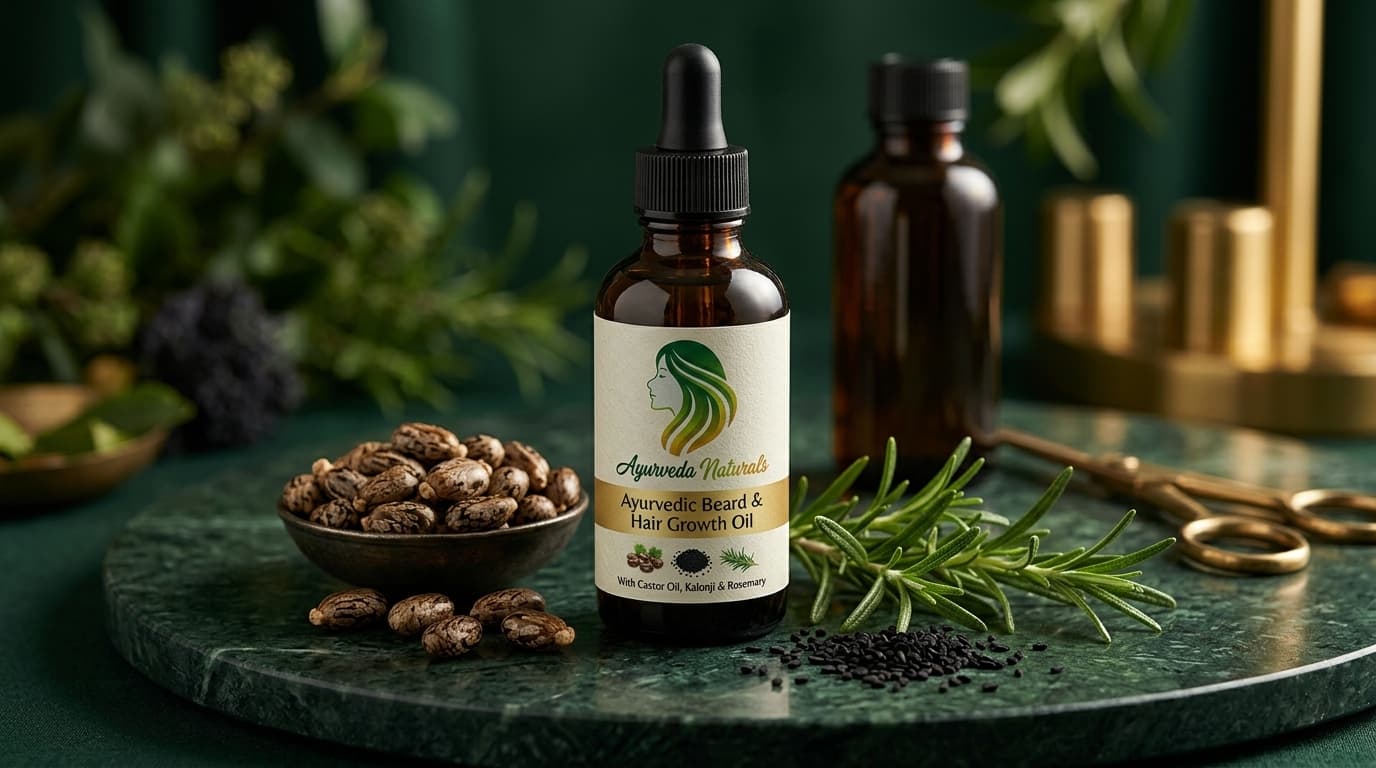 Ayurveda Naturals - How to Grow a Patchy Beard Faster Naturally with Ayurvedic Oils