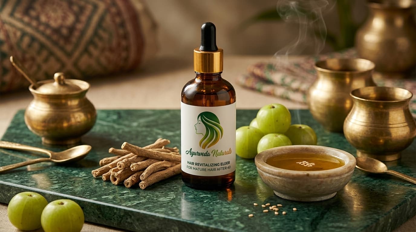 Ayurveda Naturals - How to Manage Thinning Hair After 40 Naturally: Ayurvedic Guide