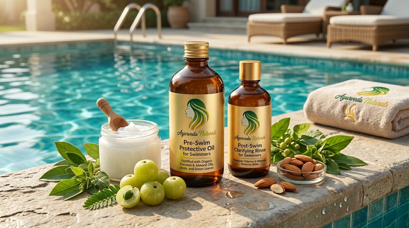 Ayurveda Naturals - How to Protect Hair from Chlorine After Swimming: Swimmer Guide