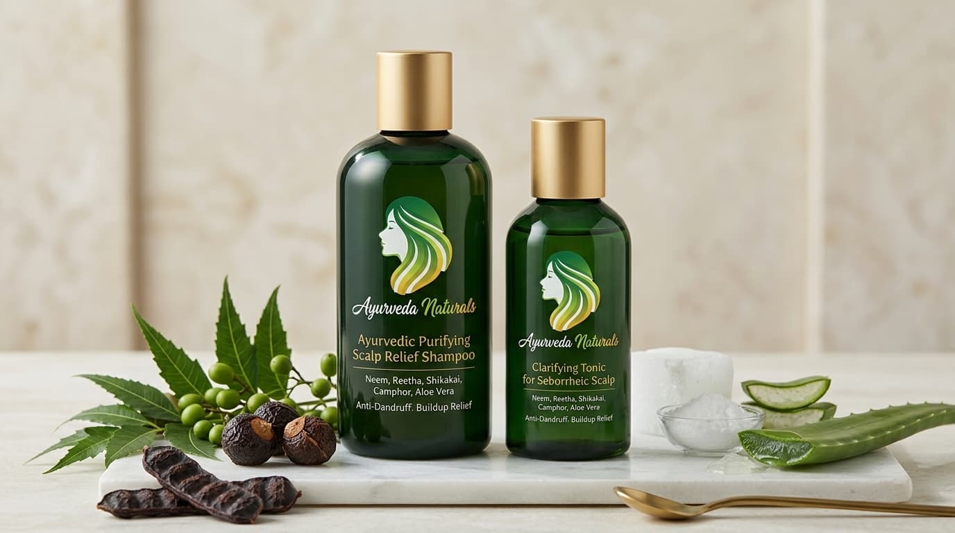 Ayurveda Naturals - How to Treat Scalp Buildup & Flaking from Seborrheic Dermatitis