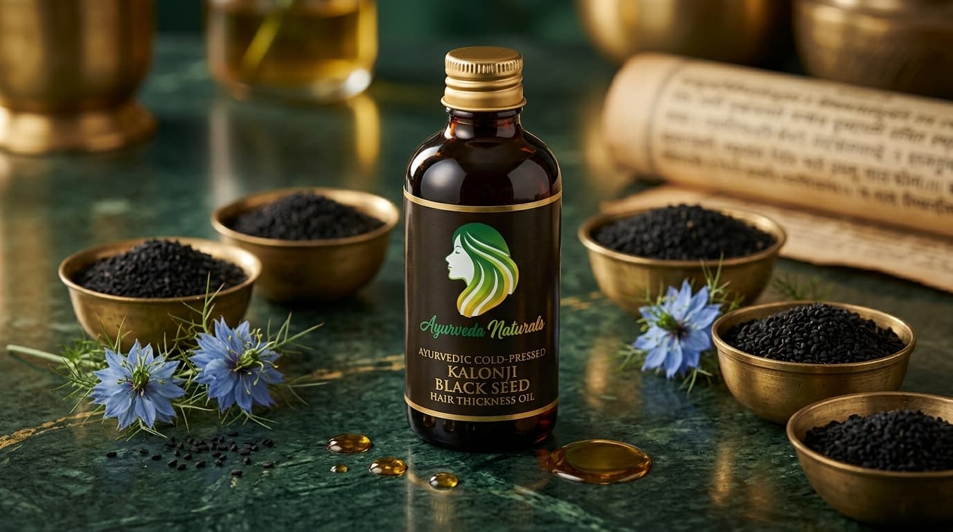 Ayurveda Naturals - Kalonji (Black Seed) Oil for Hair Thickness Guide