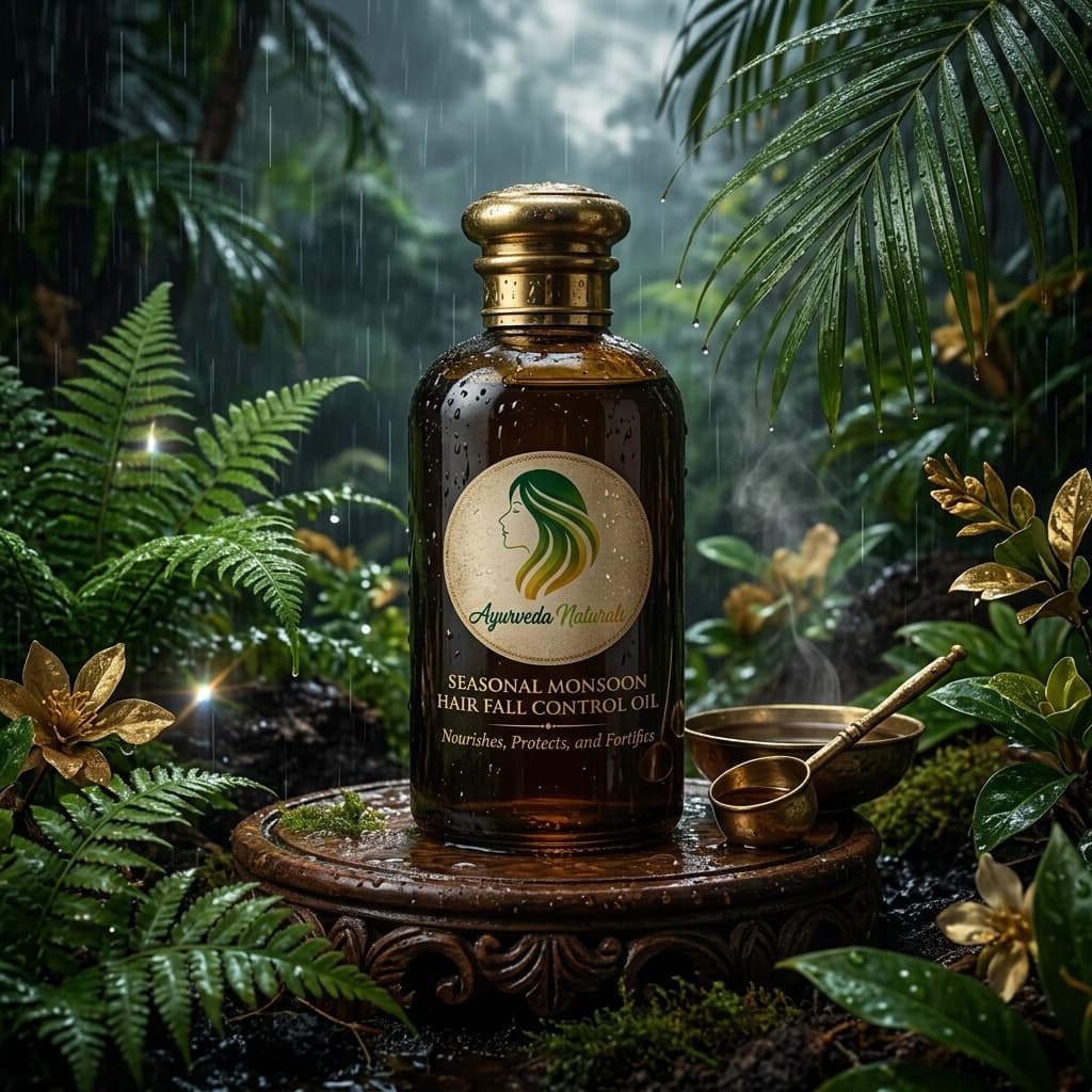 Ayurveda Naturals - Seasonal Hair Fall Monsoon Ayurvedic Prevention Guide