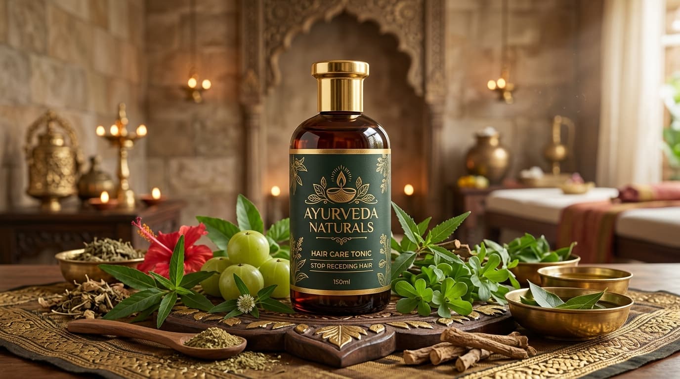 Ayurveda Naturals - How To Stop Receding Hairline Naturally With Ayurveda