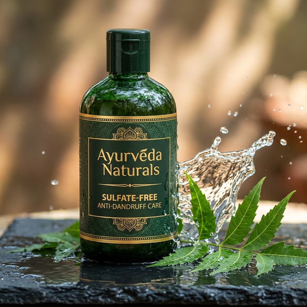 Ayurveda Naturals - Sulfate-free anti-dandruff shampoo for daily use in Pakistan