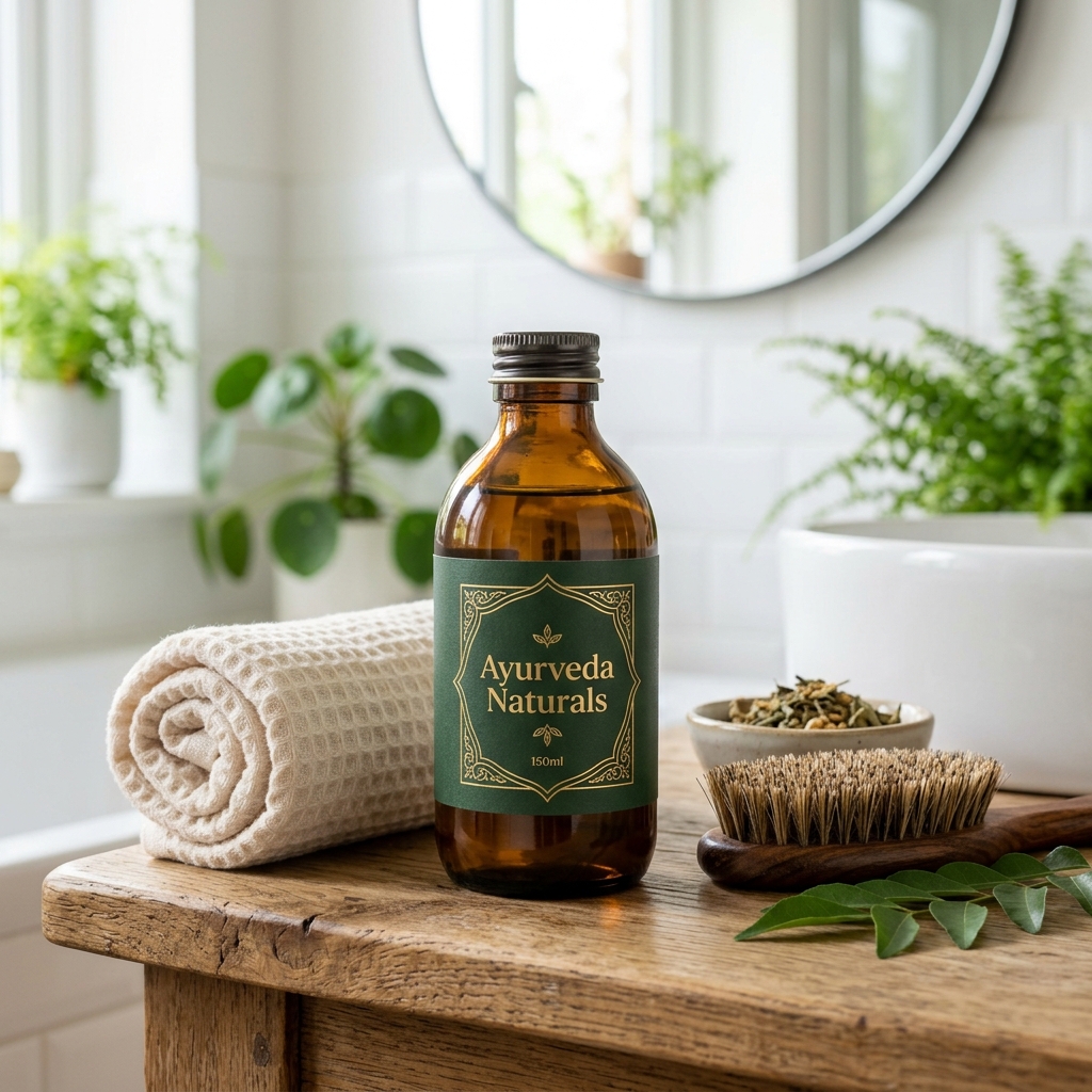 Ayurvedic Daily Hair Care Routine - Essential Herbs and Oils